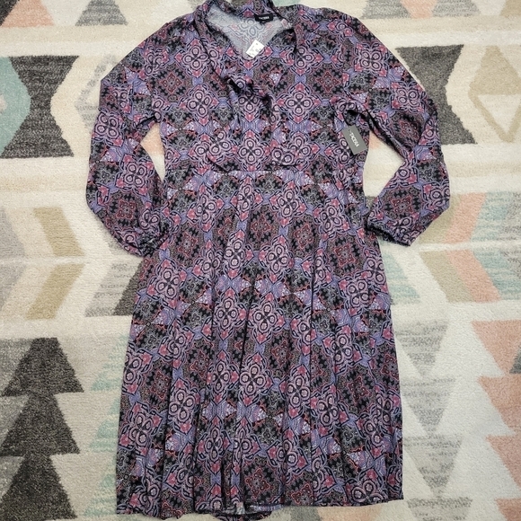 Tacera 1970s inspired boho hippie dress size XL, NEW - Picture 1 of 6